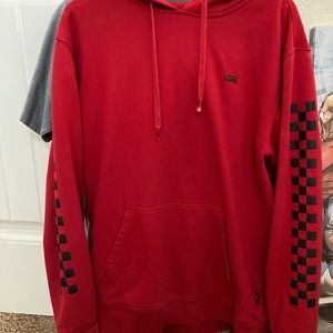 Red Vans hoodie